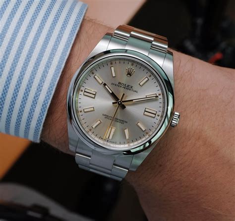 rolex oyster perpetual grey face|rolex oyster perpetual 41mm 124300.